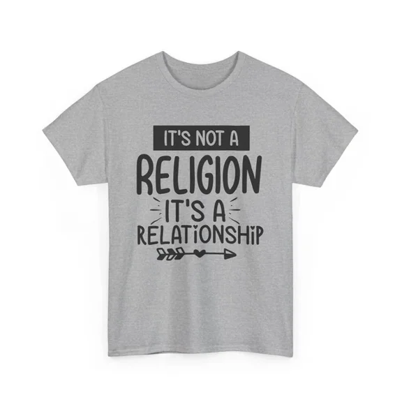 Hot Trending Jesus Is Coming T-Shirt | It s Not a Religion It s a Relationship | Faith-Based Design Preview Only