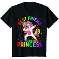 thumbnail image 1 of Hot Trending Kids Best Friend of the Birthday Princess Girl Dabbing Unicorn T-Shirt Vintage Tee -Birthday Gifts, 1 of 3