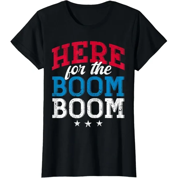 Hot Trending Kiraa Tee With 4Th Of July Fireworks Patriotic Here For The Boom T-Shirt