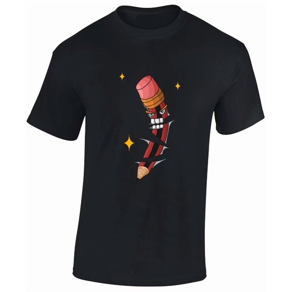 Hot Trending Kiraa Tee With Angry Biting Pencil Teacher Gift Idea Present Unisex S-5Xl T-Shirt