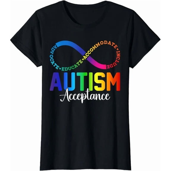 Hot Trending Kiraa Tee With Autism Awareness Acceptance Infinity Symbol T-Shirt