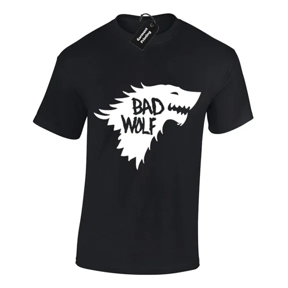 Hot Trending Kiraa Tee With Bad Wolf Game Of Jon Snow Tyrion Thrones Insired Fun Unisex S-5Xl T-Shirt