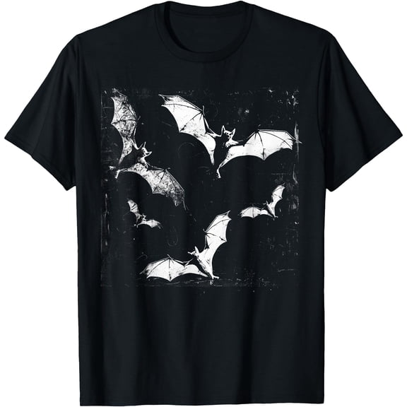 Hot Trending Kiraa Tee With Bats Vampire Horror Spooky Art Goth Alt Aesthetic Unisex S-5Xl T-Shirt