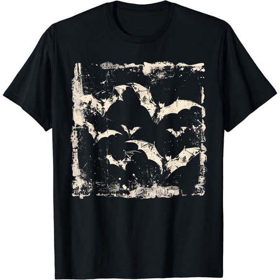Hot Trending Kiraa Tee With Bats Vampire Horror Spooky Scary Goth Aesthetic Unisex S-5Xl T-Shirt