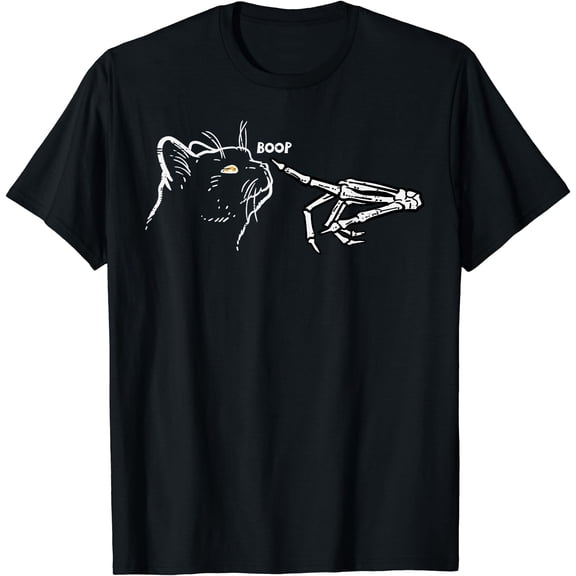 Hot Trending Kiraa Tee With Black Cat Skeleton Hand Boop Pet Women Women Unisex S-5Xl T-Shirt