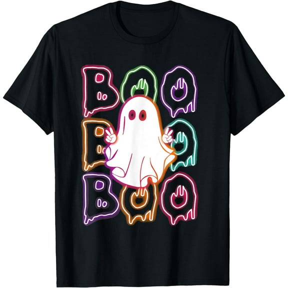 Hot Trending Kiraa Tee With Boo Boo Boo Cute Ghost Neon Unisex S-5Xl T-Shirt