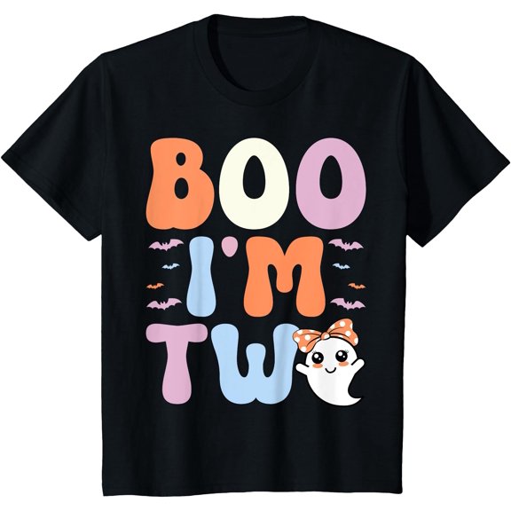 Hot Trending Kiraa Tee With Boo I'M Two Ghost 2 Years Old 2Nd Birthday Unisex S-5Xl T-Shirt