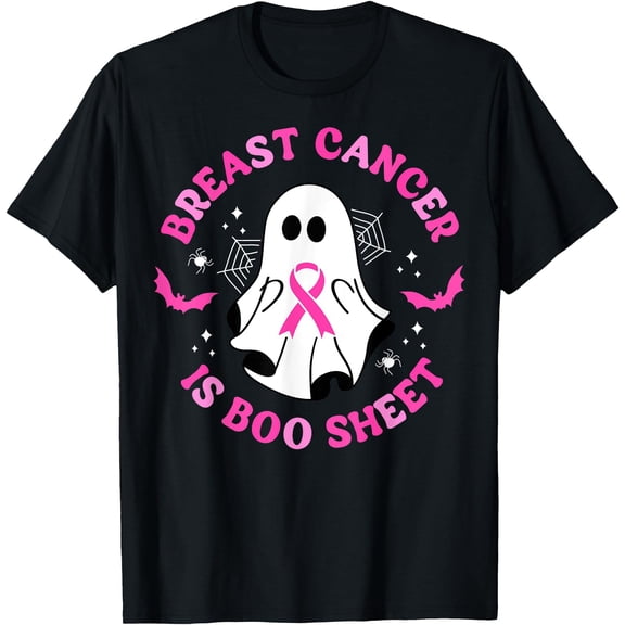 Hot Trending Kiraa Tee With Breast Cancer Is Boo Sheet Awareness Pink Ghost Unisex S-5Xl T-Shirt