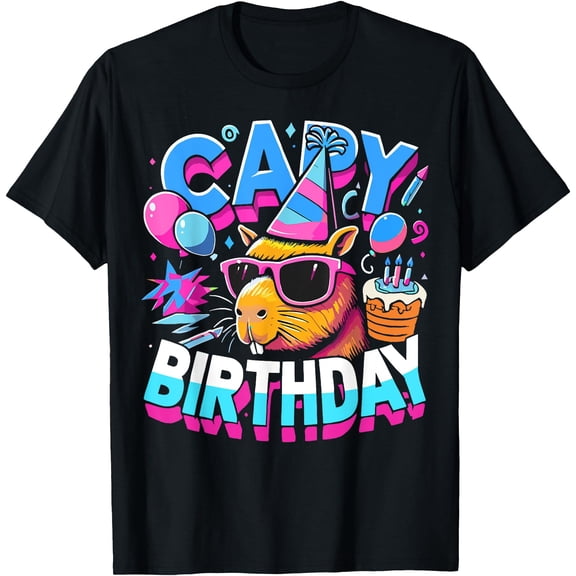 Hot Trending Kiraa Tee With Bruh Its My Birthday Capybara Boy Family Party Bday Unisex S-5Xl T-Shirt