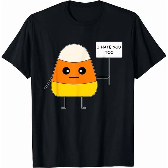 Hot Trending Kiraa Tee With Candy Corn I Hate You Too Team Candycorn Unisex S-5Xl T-Shirt