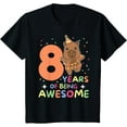 thumbnail image 1 of Hot Trending Kiraa Tee With Capybara For 8Th Birthday For Children Eight Years Old Unisex S-5Xl T-Shirt, 1 of 5