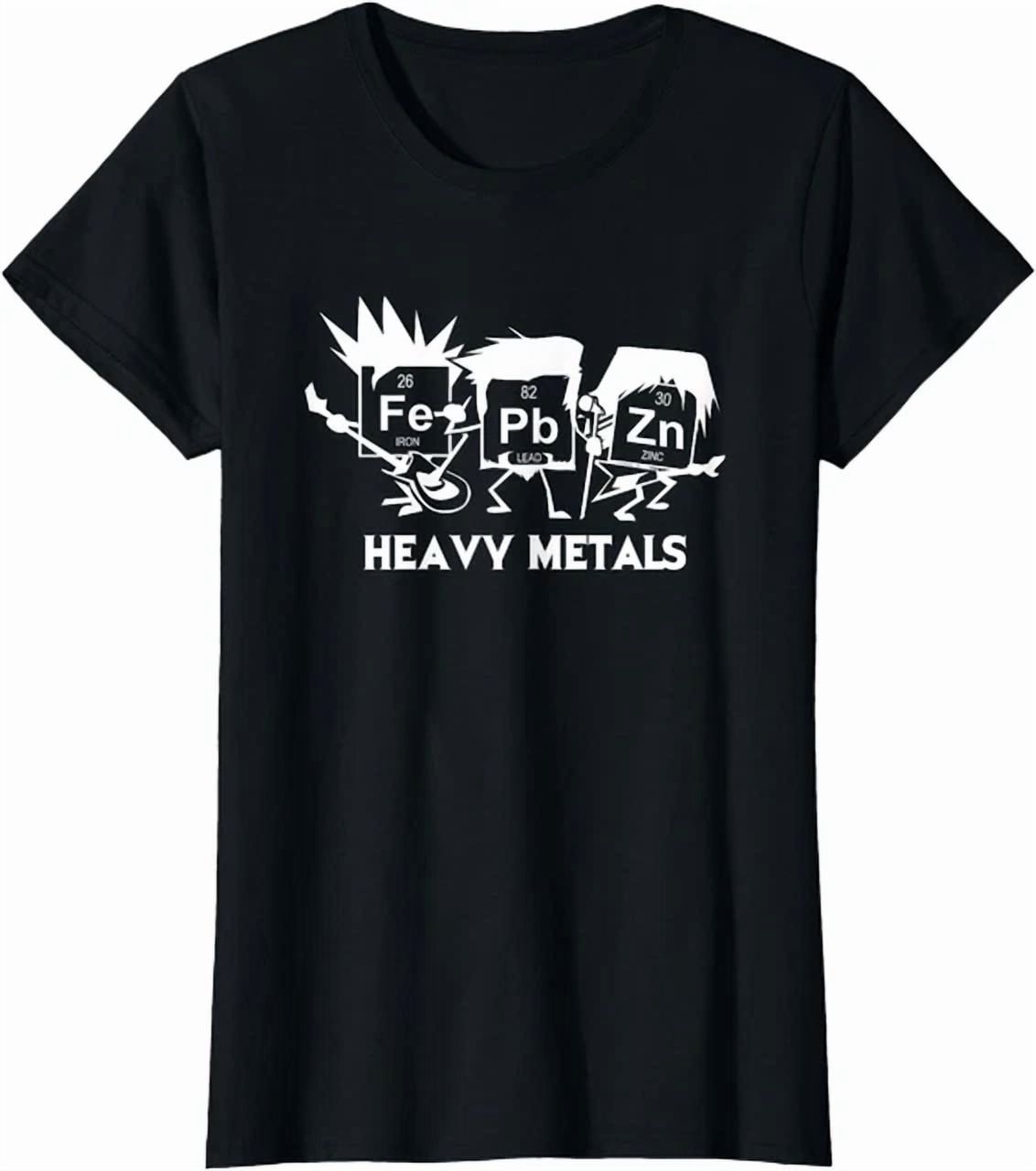 Heavy Metals Schwermetalle Nerd Wissenschaft Nerd Geek T-Shirt