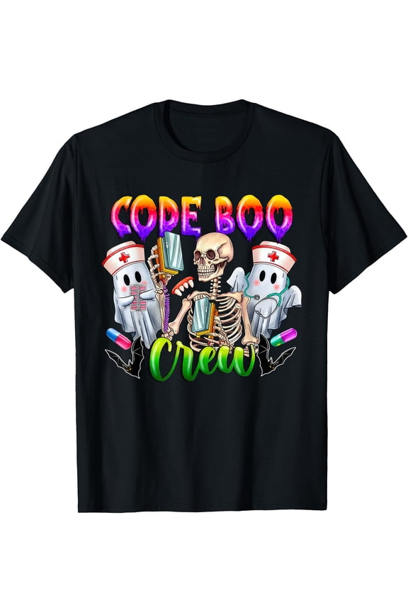 Hot Trending Kiraa Tee With Code Boo Crew Outfit Funny Ghost Unisex S-5Xl T-Shirt