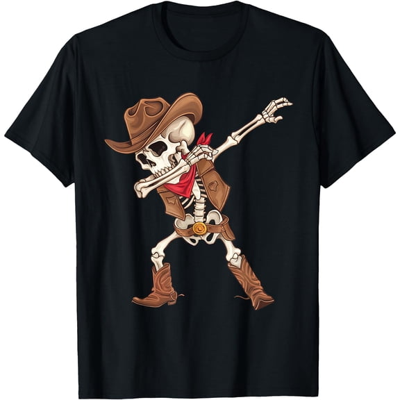 Hot Trending Kiraa Tee With Dabbing Skeleton Cowboy Men Mens Unisex S-5Xl T-Shirt