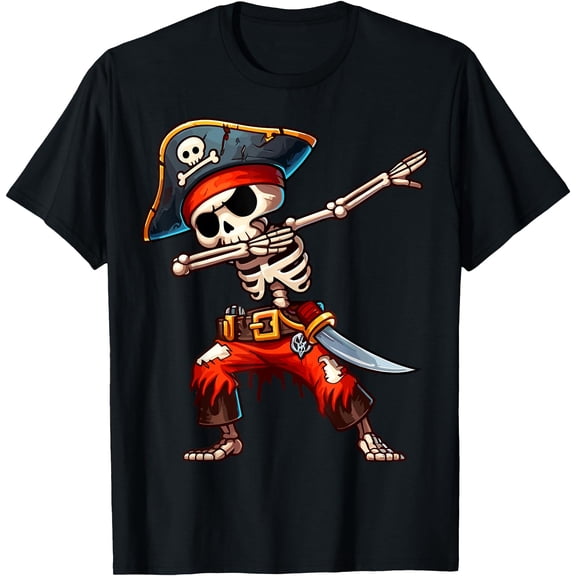 Hot Trending Kiraa Tee With Dabbing Skeleton Pirate Pirate Unisex S-5Xl T-Shirt