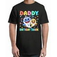 thumbnail image 1 of Hot Trending Kiraa Tee With Daddy Of The Birthday Family Shark Vintage S-5Xl T-Shirt, 1 of 5