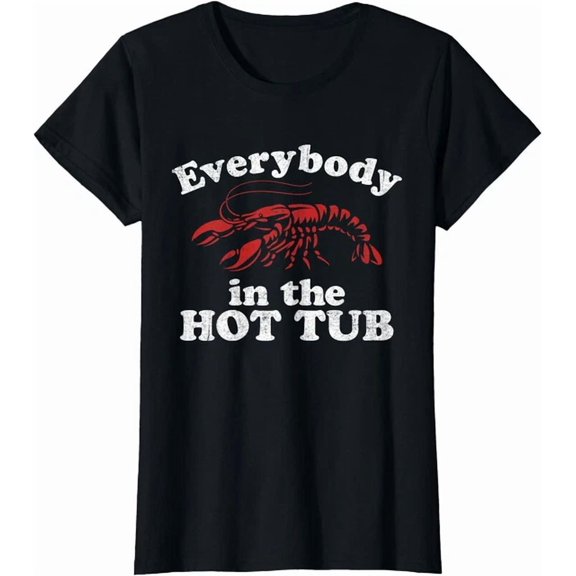 Hot Trending Kiraa Tee With Everybody In The Hot Tub Crawfish Boil Mardi T-Shirt