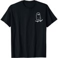 thumbnail image 1 of Hot Trending Kiraa Tee With Ghost On Skateboard Funny Retro Men Unisex S-5Xl T-Shirt, 1 of 5