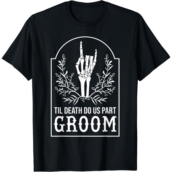 Hot Trending Kiraa Tee With Groom Bride Skeleton Hand Wedding Unisex S-5Xl T-Shirt