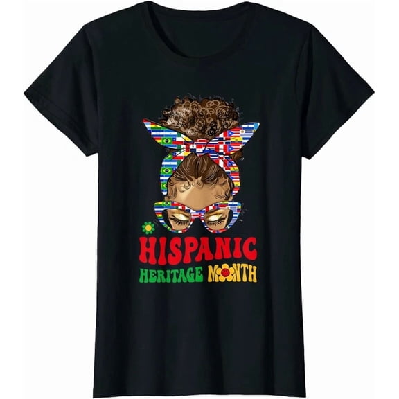 Hot Trending Kiraa Tee With Groovy Hispanic Heritage Month Latino Countries T-Shirt