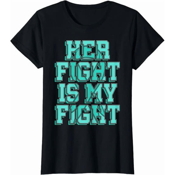 Hot Trending Kiraa Tee With Her Fight Is My Fight Pcos Polycystic Ovary Syndrome T-Shirt