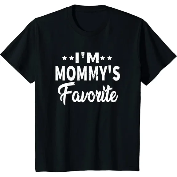 Hot Trending Kiraa Tee With Humor Sibling I'M Mommy'S Favorite Unisex S-5Xl T-Shirt
