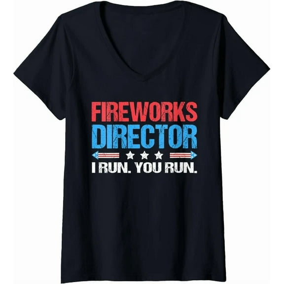 Hot Trending Kiraa Tee With I Run You Run 4Th Of July Fireworks Director Tshirt