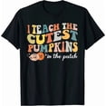 thumbnail image 1 of Hot Trending Kiraa Tee With I Teach The Cutest Pumpkins In The Patch Tee Unisex S-5Xl T-Shirt, 1 of 5