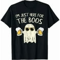 thumbnail image 1 of Hot Trending Kiraa Tee With Im Just Here For The Boos Gift Ghost Unisex S-5Xl T-Shirt, 1 of 5