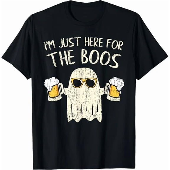 Hot Trending Kiraa Tee With Im Just Here For The Boos Gift Ghost Unisex S-5Xl T-Shirt