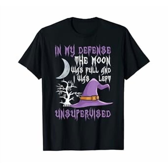 Hot Trending Kiraa Tee With In My Defense The Moon Was Full Witch Gift Design Unisex S-5Xl T-Shirt