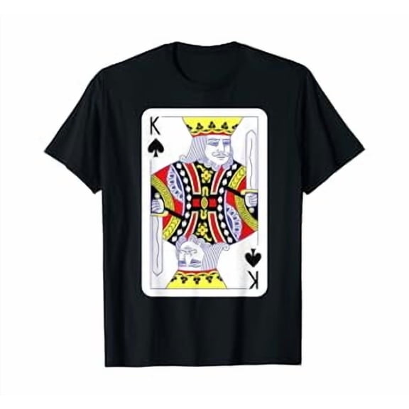Hot Trending Kiraa Tee With King Of Spades Playing Cards Casino Easy Unisex S-5Xl T-Shirt