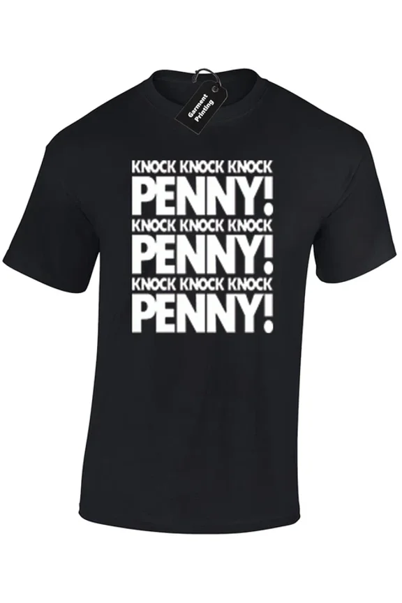 Hot Trending Kiraa Tee With Knock Penny Big Sheldon Theory Bang Cooper Flash Unisex S-5Xl T-Shirt