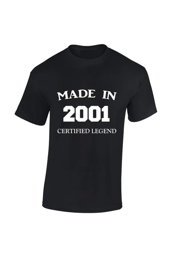 Hot Trending Kiraa Tee With Made In 2001 Cool 21St Birthday Gift Present Idea Fun Unisex S-5Xl T-Shirt