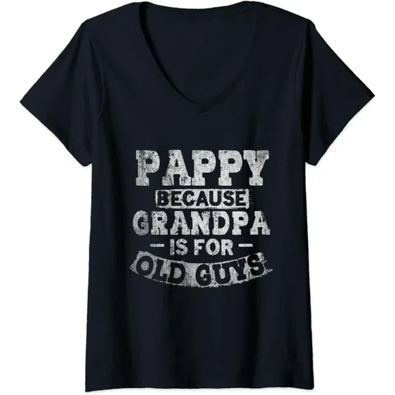 Hot Trending Kiraa Tee With Pappy Because Grandpa Is For Old Guys Fathers Day Tshirt
