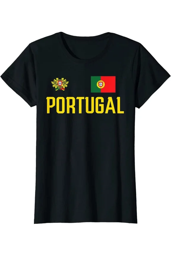 Hot Trending Kiraa Tee With Portugal Flag Portuguese Football Soccer Fan Sport T-Shirt