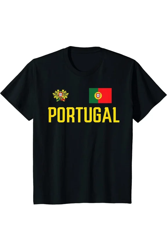 Hot Trending Kiraa Tee With Portugal Flag Portuguese Football Soccer Fan Sport Unisex S-5Xl T-Shirt