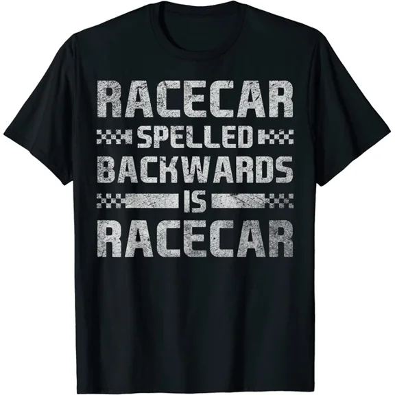 Hot Trending Kiraa Tee With Race Cars Racecar Spelled Backwards Speed Racing Unisex S-5Xl T-Shirt