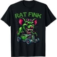 thumbnail image 1 of Hot Trending Kiraa Tee With Rat Fink Funny Ratfink Cartoon Hot Rod, Cool Spooky Rat Unisex S-5Xl T-Shirt, 1 of 5