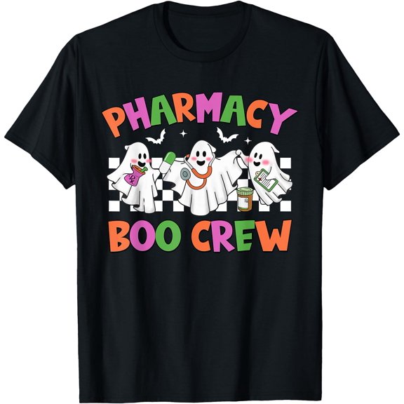 Hot Trending Kiraa Tee With Retro Pharmacy Boo Crew Pharmacist Funny Costumes Unisex S-5Xl T-Shirt