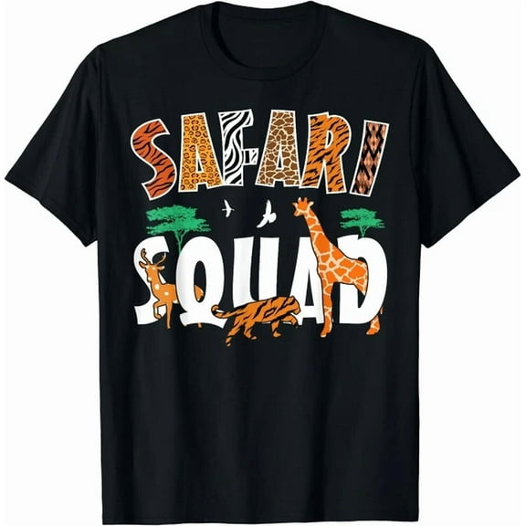 Hot Trending Kiraa Tee With Safari Squad Africa Animal Lovers Zoo Unisex S-5Xl T-Shirt