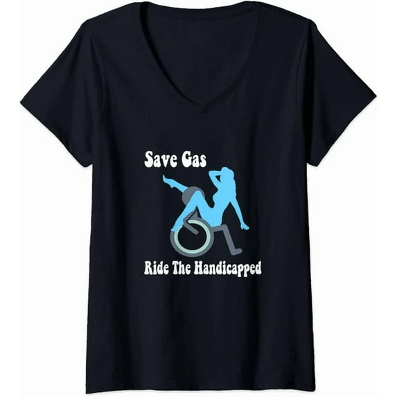 Hot Trending Kiraa Tee With Save Gas Ride The Handicapped Wheelchair Tshirt