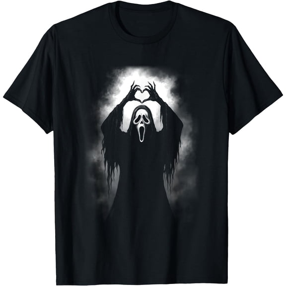 Hot Trending Kiraa Tee With Scary Face Horror Creepy Ghost Heart Hands Spooky Unisex S-5Xl T-Shirt