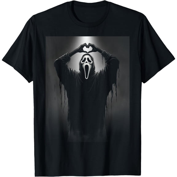 Hot Trending Kiraa Tee With Scary Face Horror Ghost Heart Hands Creepy Unisex S-5Xl T-Shirt