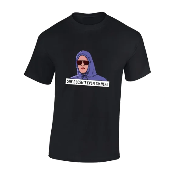 Hot Trending Kiraa Tee With She Doesnt Even Go Here Retro Comedy Mean Girls Unisex S-5Xl T-Shirt