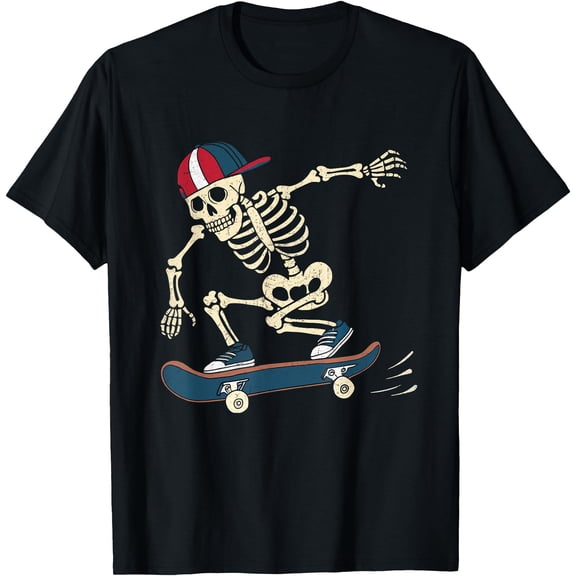 Hot Trending Kiraa Tee With Skateboard Skeleton Skateboarding Skater Mens Men Unisex S-5Xl T-Shirt