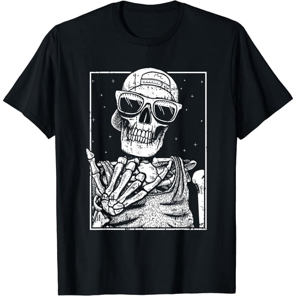 Hot Trending Kiraa Tee With Skeleton Rock Hand Cool Rock Music Rocker Unisex S-5Xl T-Shirt