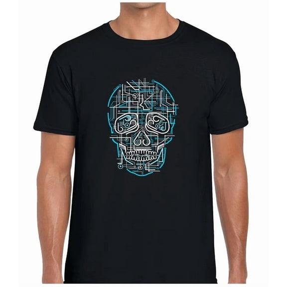 Hot Trending Kiraa Tee With Skull Circuit Cool Gamer Gaming Design Gift Unisex S-5Xl T-Shirt