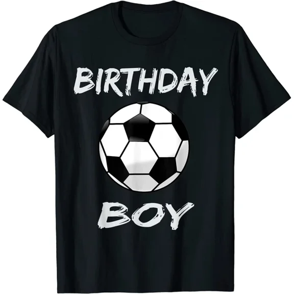 Hot Trending Kiraa Tee With Soccer Birthday Boy Soccer Football Birthday Gift Unisex S-5Xl T-Shirt