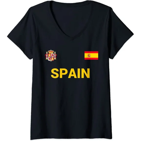 Hot Trending Kiraa Tee With Spain Espana Flag Jersey Soccer World Cup Football Tshirt